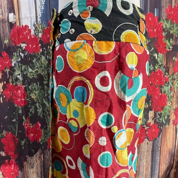 NWT- TLB Circular Design Wrap Skirt - Picture 7 of 14